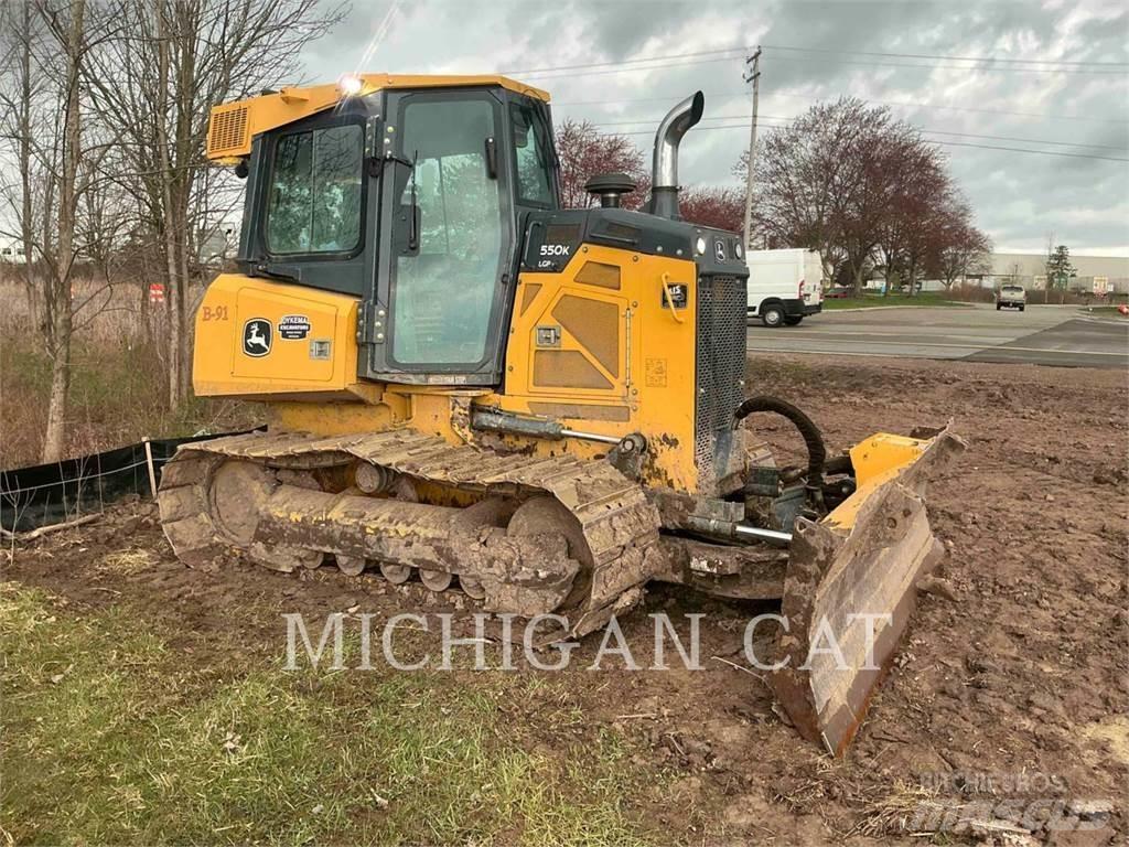John Deere 550K LGP Paletli dozerler