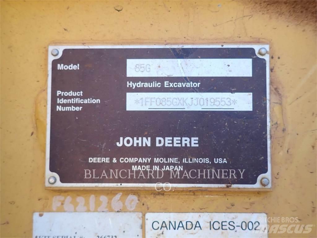 John Deere 85G Paletli ekskavatörler