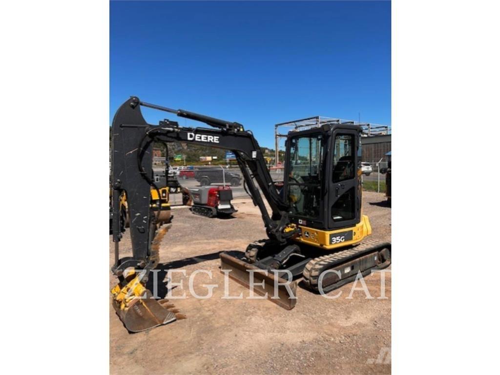John Deere & CO. 35G Paletli ekskavatörler
