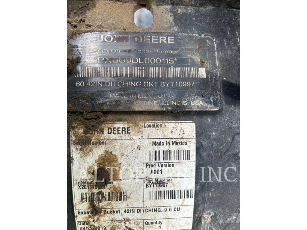 John Deere & CO. 60G Paletli ekskavatörler