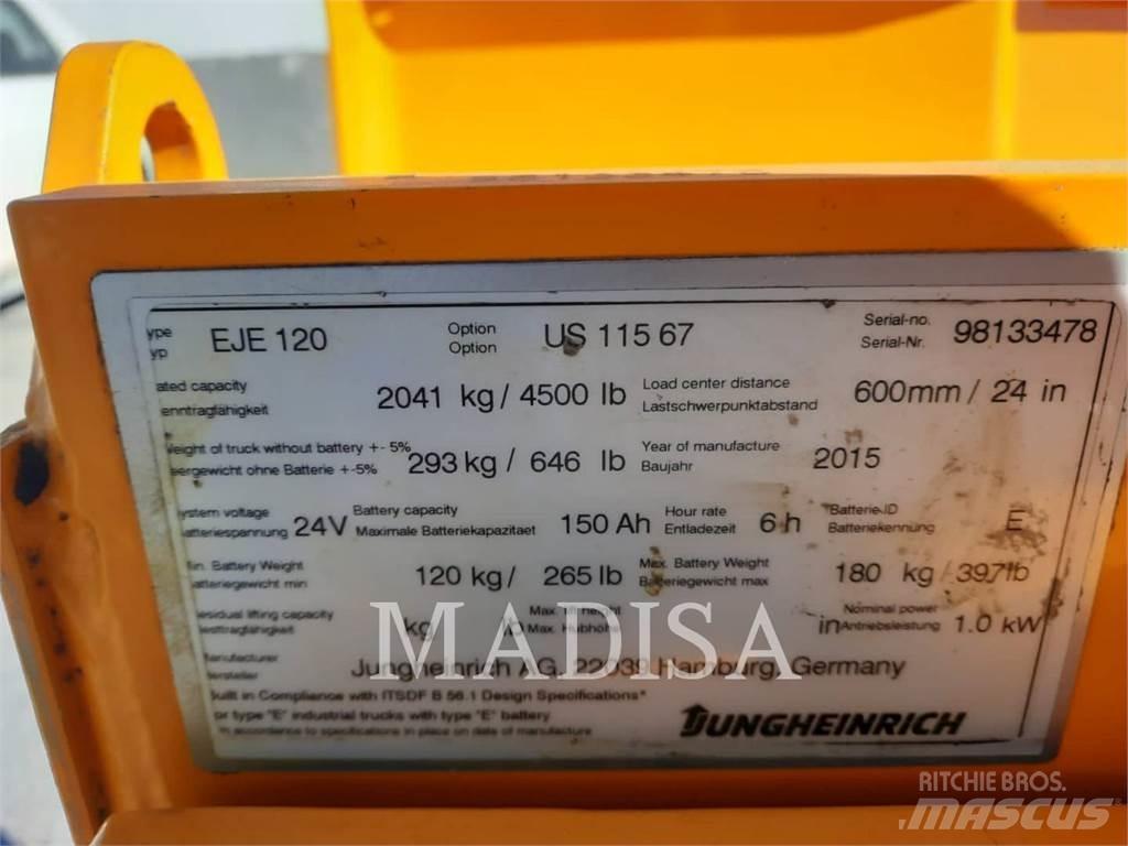 Jungheinrich EJE120 Elektrikli forkliftler