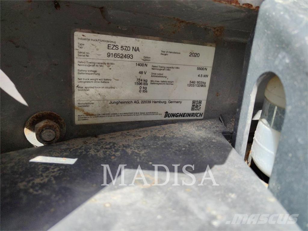 Jungheinrich EZS 570 Elektrikli forkliftler