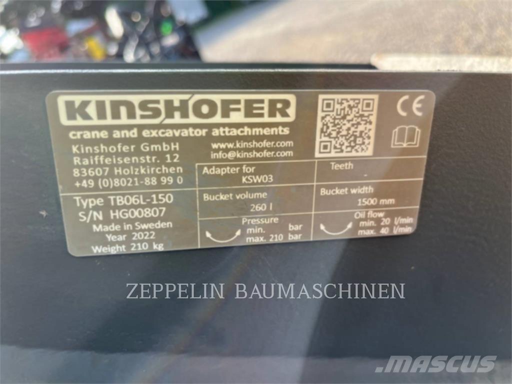 Kinshofer TB06-1500 GLV Kanal kazma makinasi