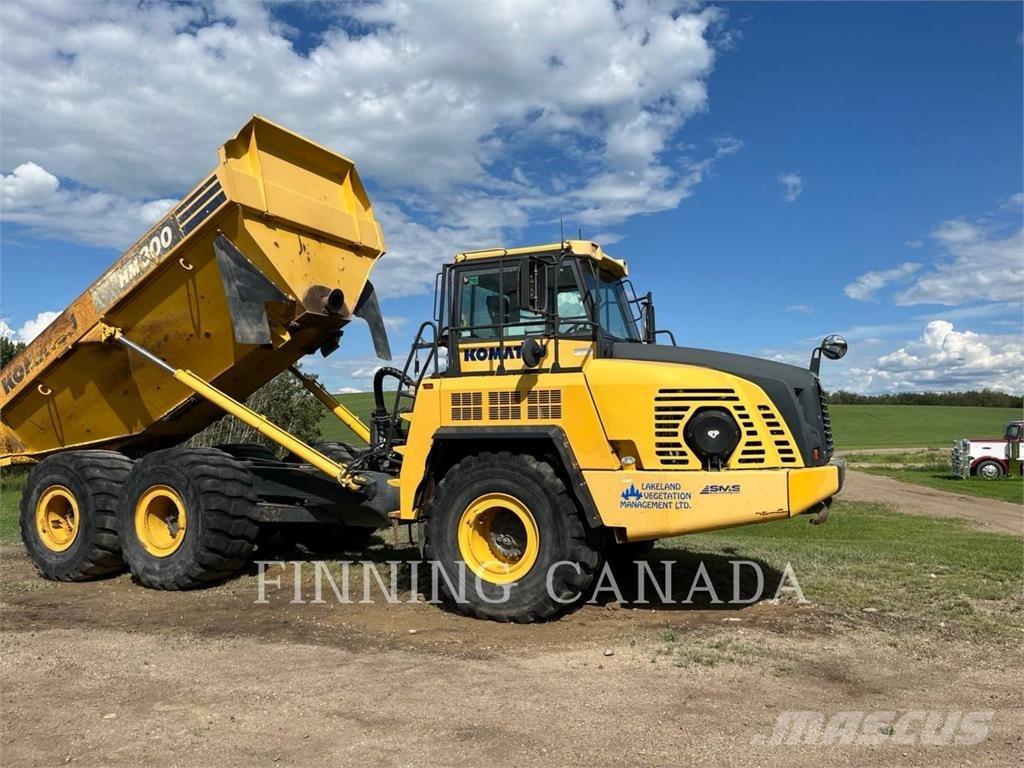 Komatsu HM300-3 Belden kirma kaya kamyonu