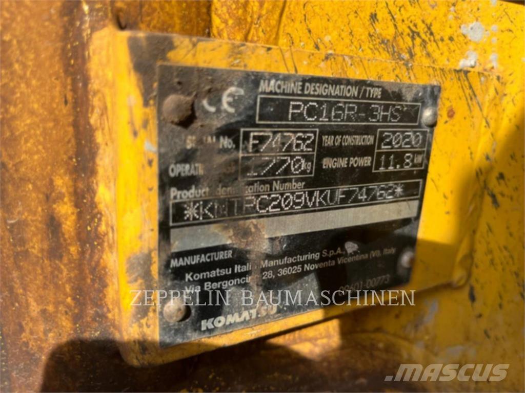 Komatsu PC16R Paletli ekskavatörler