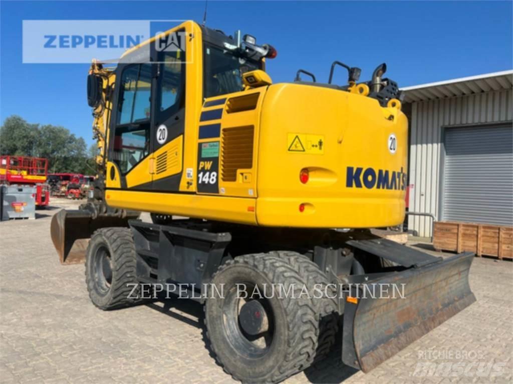 Komatsu PW148-11 Lastik tekerli ekskavatörler