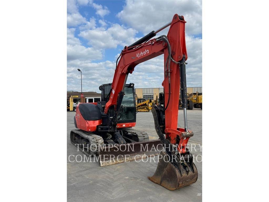 Kubota KX080 Mini ekskavatörler, 7 tona dek