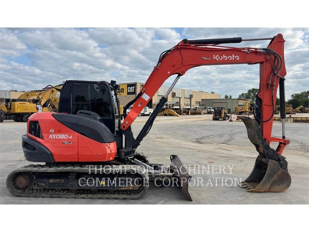 Kubota KX080 Mini ekskavatörler, 7 tona dek
