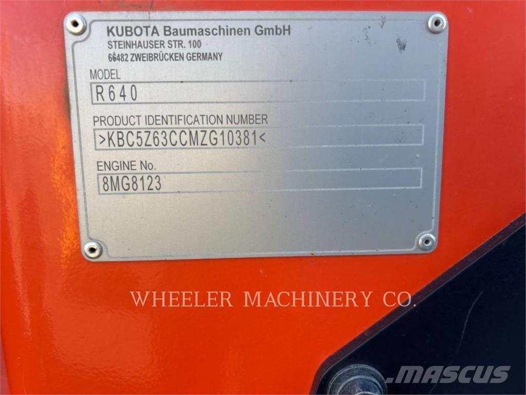 Kubota R640 CWL Tekerlekli yükleyiciler