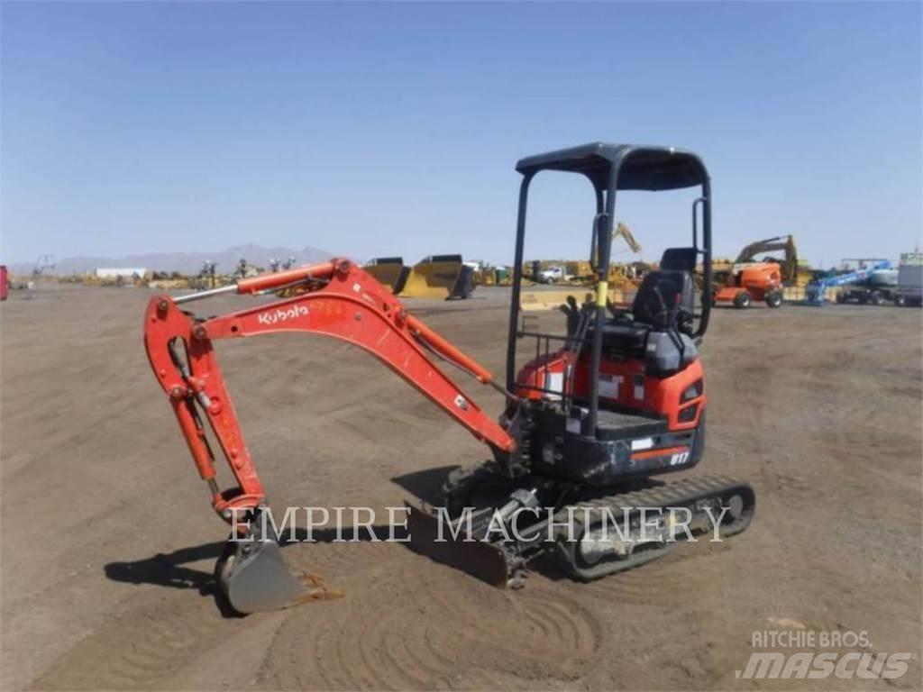 Kubota U17 Paletli ekskavatörler