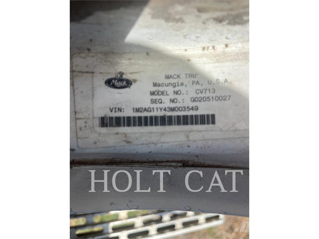 Mack GRANITE CV713 Diger kamyonlar