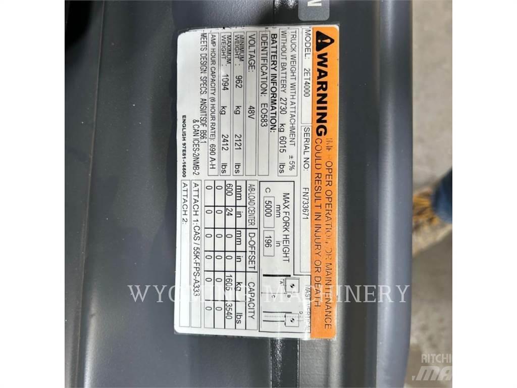 Mitsubishi 2ET4000 Elektrikli forkliftler