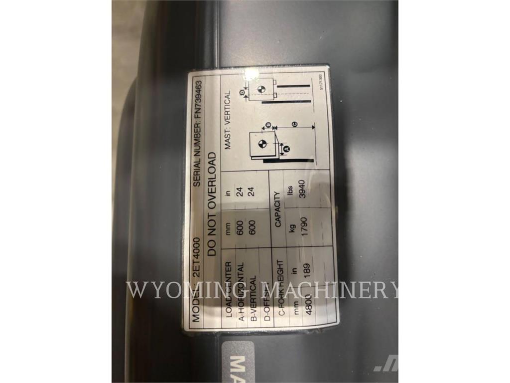 Mitsubishi 2ET4000 Elektrikli forkliftler