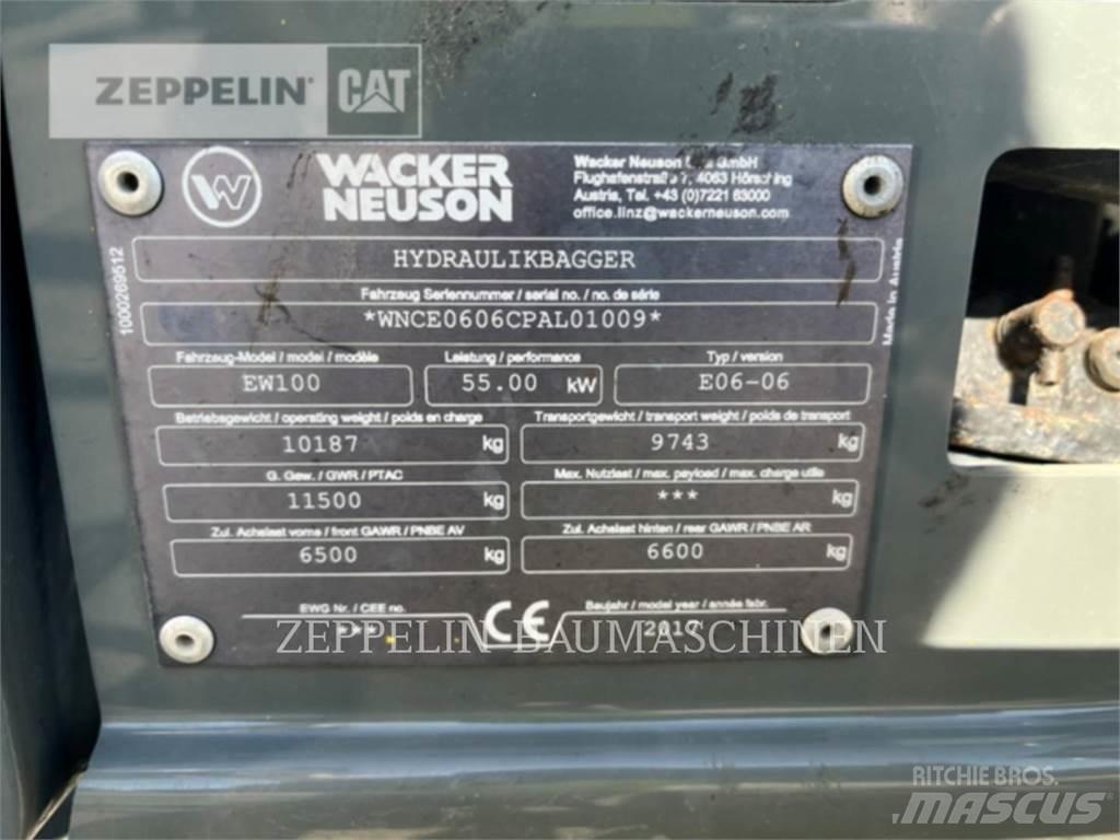 Neuson EW100 Lastik tekerli ekskavatörler