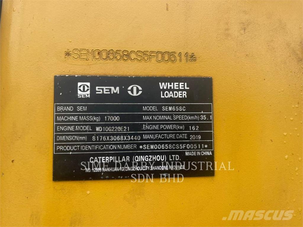 SEM MACHINERY SEM 658C Tekerlekli yükleyiciler