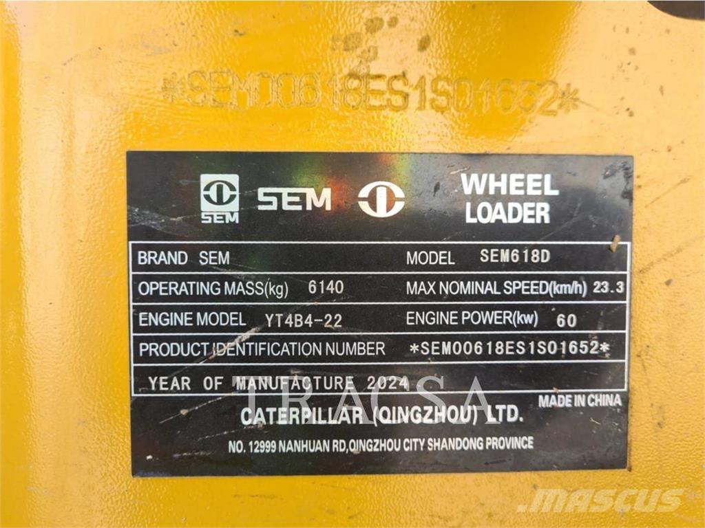 SEM MACHINERY SEM618D Tekerlekli yükleyiciler