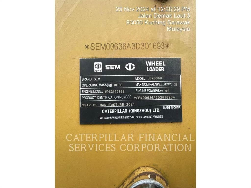 SEM MACHINERY SEM636D Tekerlekli yükleyiciler