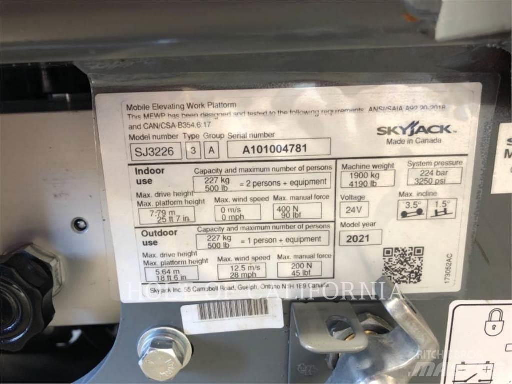 Skyjack SCISSOR26N Makasli platformlar