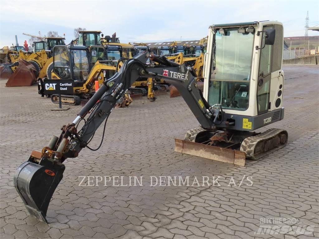 Terex TC20 Mini ekskavatörler, 7 tona dek