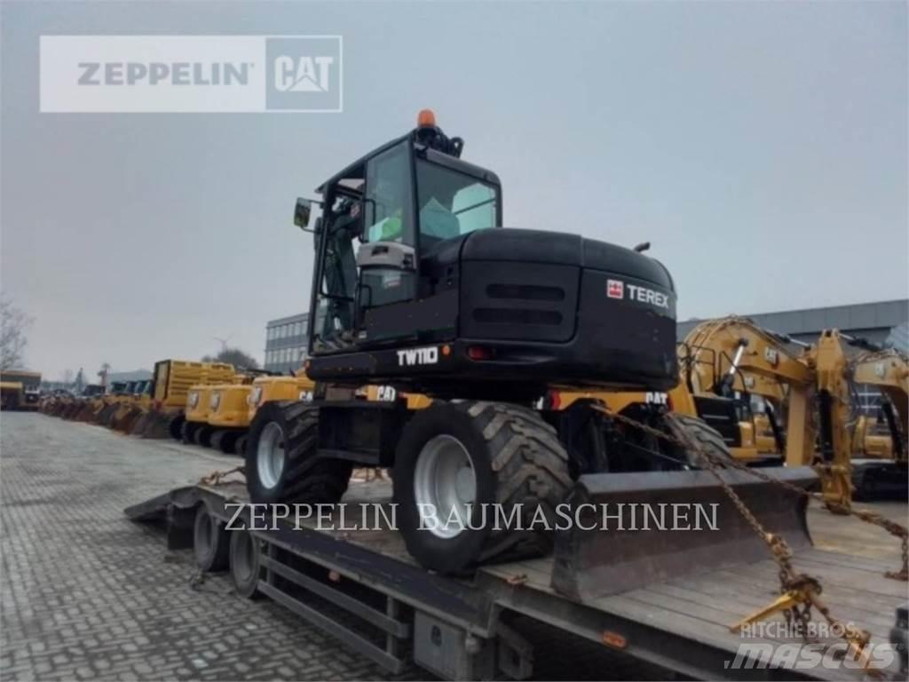 Terex TW110 Lastik tekerli ekskavatörler