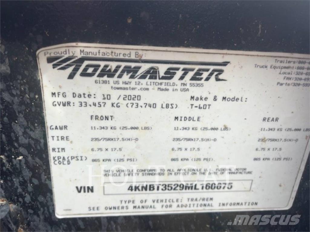TOWMASTER T-60T Diger çekiciler