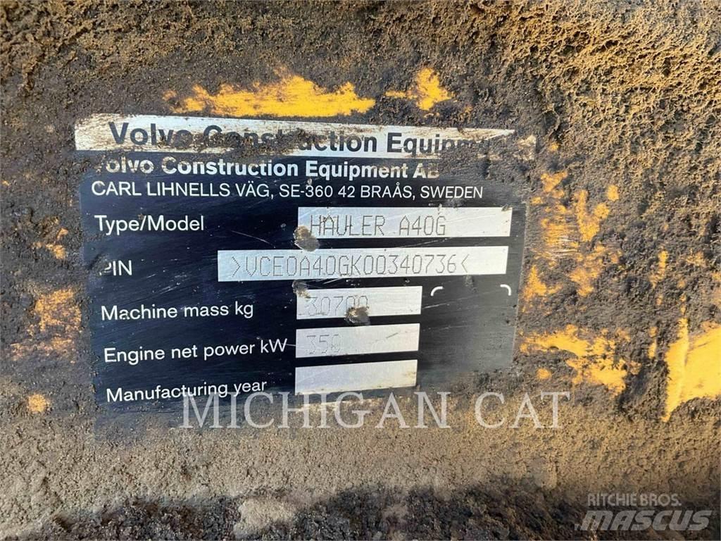 Volvo A40G Belden kirma kaya kamyonu