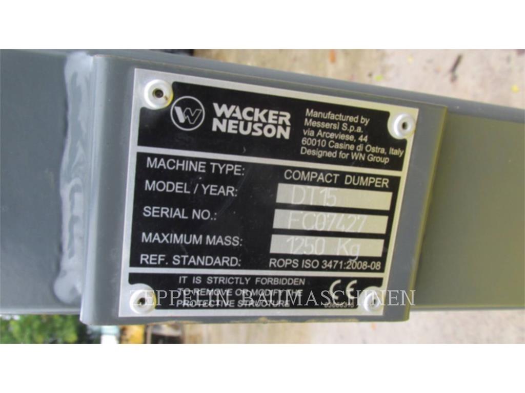 Wacker DT15 Belden kirma kaya kamyonu
