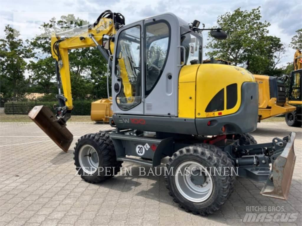 Wacker EW100 Lastik tekerli ekskavatörler