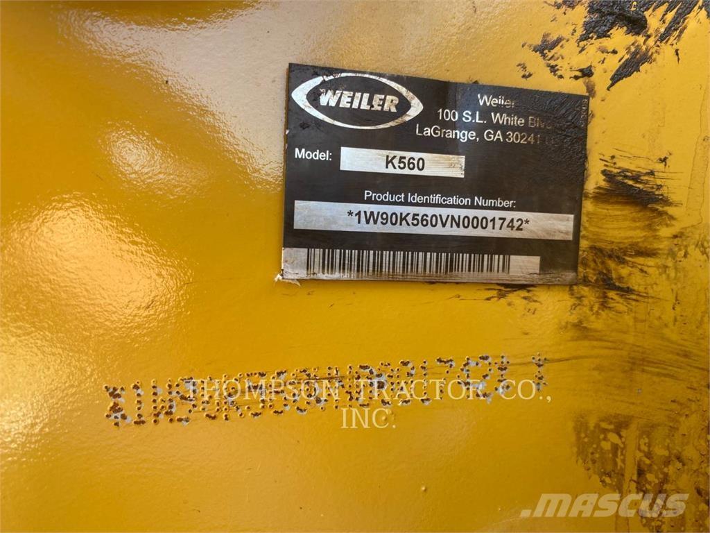 Weiler K560FV Mafsalli yükleyiciler