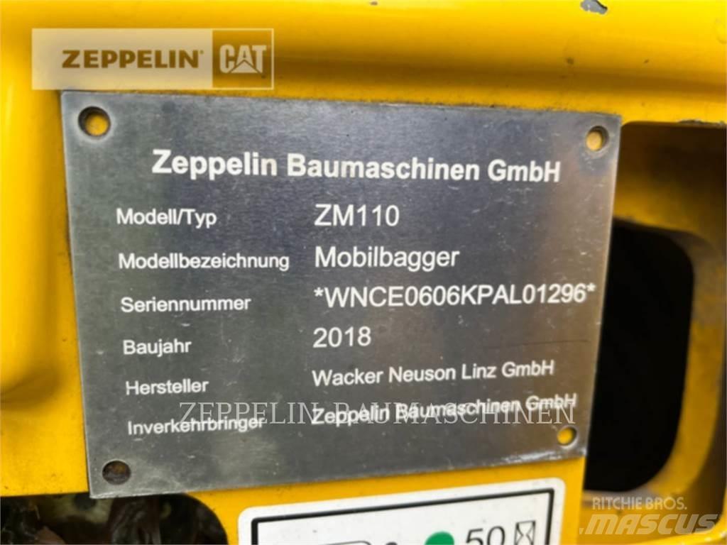 Zeppelin ZM110 Lastik tekerli ekskavatörler