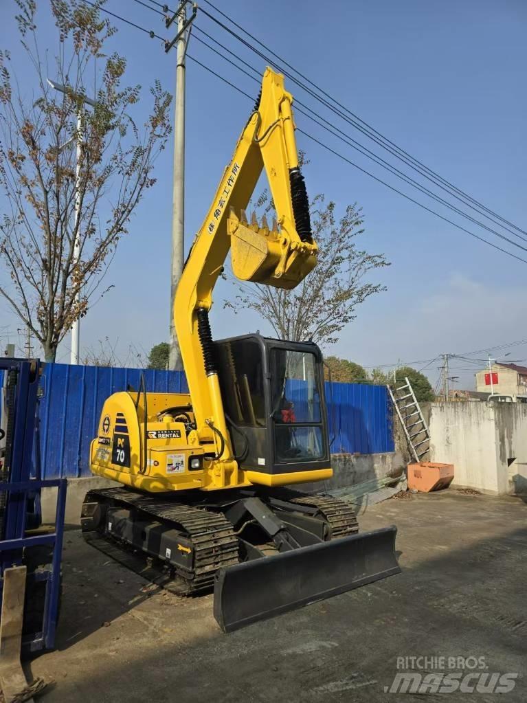 Komatsu PC 70 Mini ekskavatörler, 7 tona dek