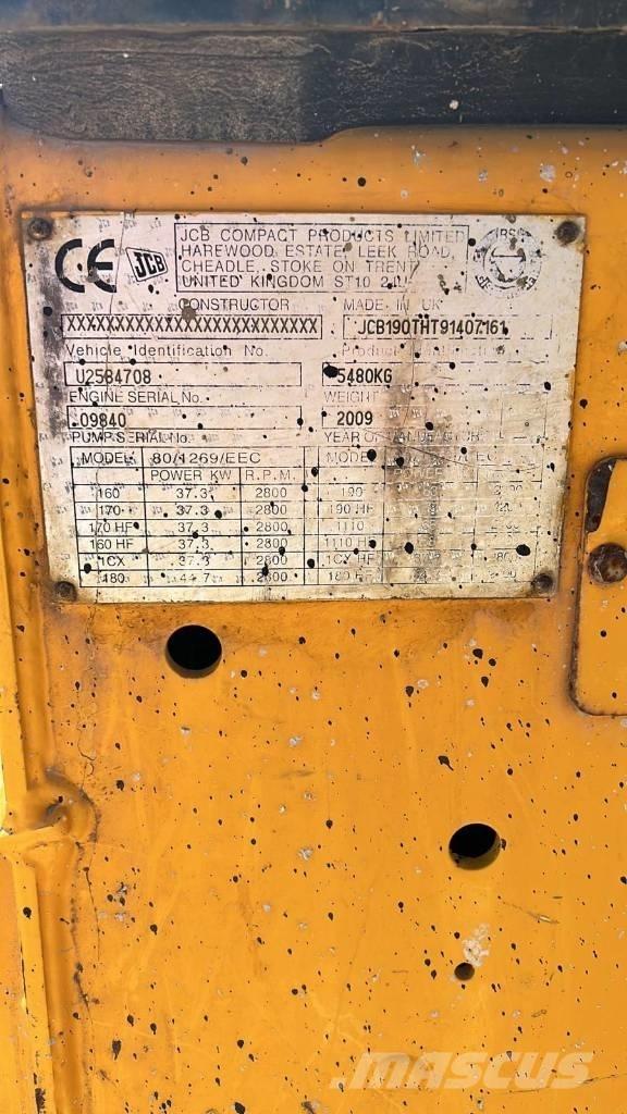 JCB 190 T Skid steer loderler