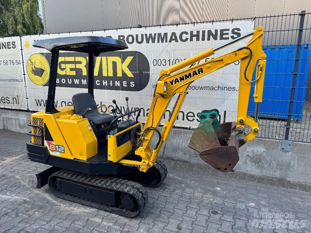 Yanmar B12 Mini ekskavatörler, 7 tona dek