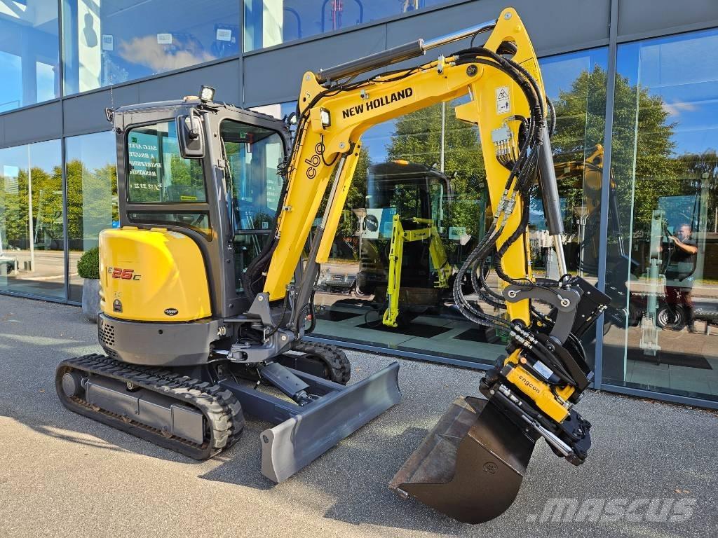New Holland E 26 C Mini ekskavatörler, 7 tona dek