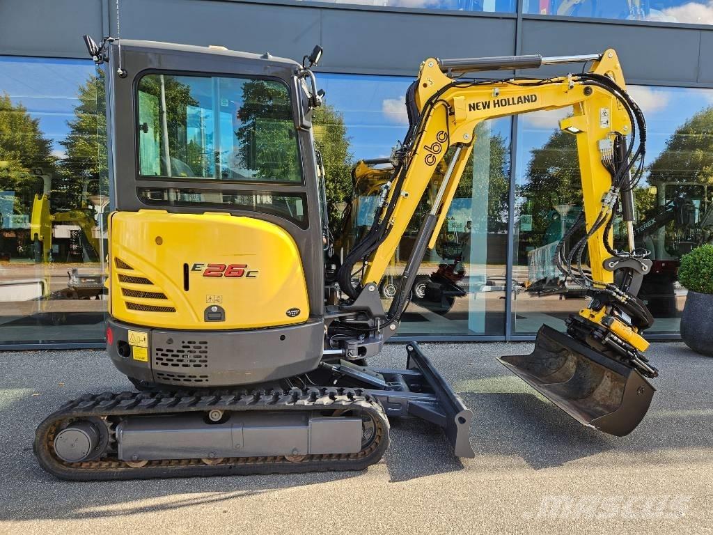 New Holland E 26 C Mini ekskavatörler, 7 tona dek
