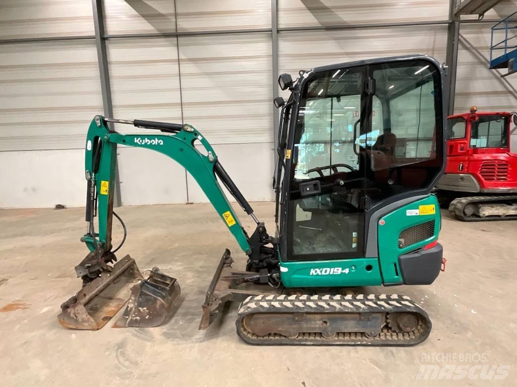 Kubota KX 019-4 Mini ekskavatörler, 7 tona dek