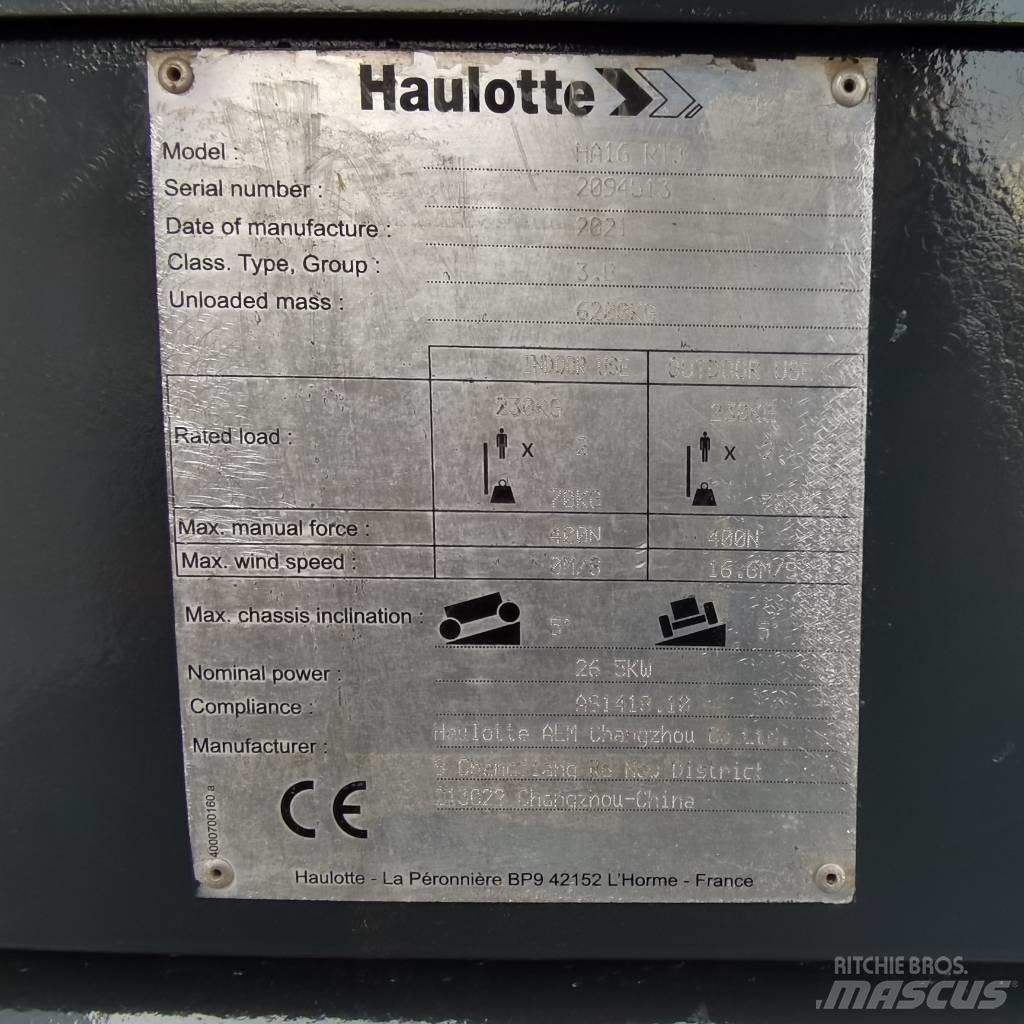 Haulotte HA16RTJ Körüklü personel platformları