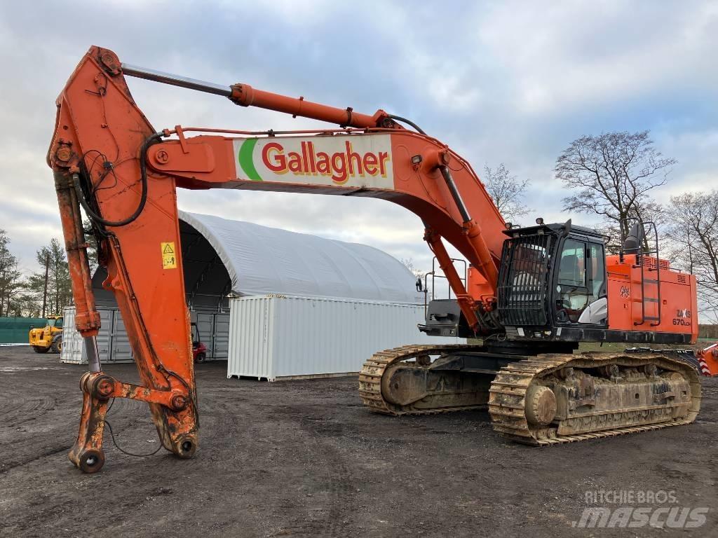 Hitachi ZX670LCH-5B Paletli ekskavatörler