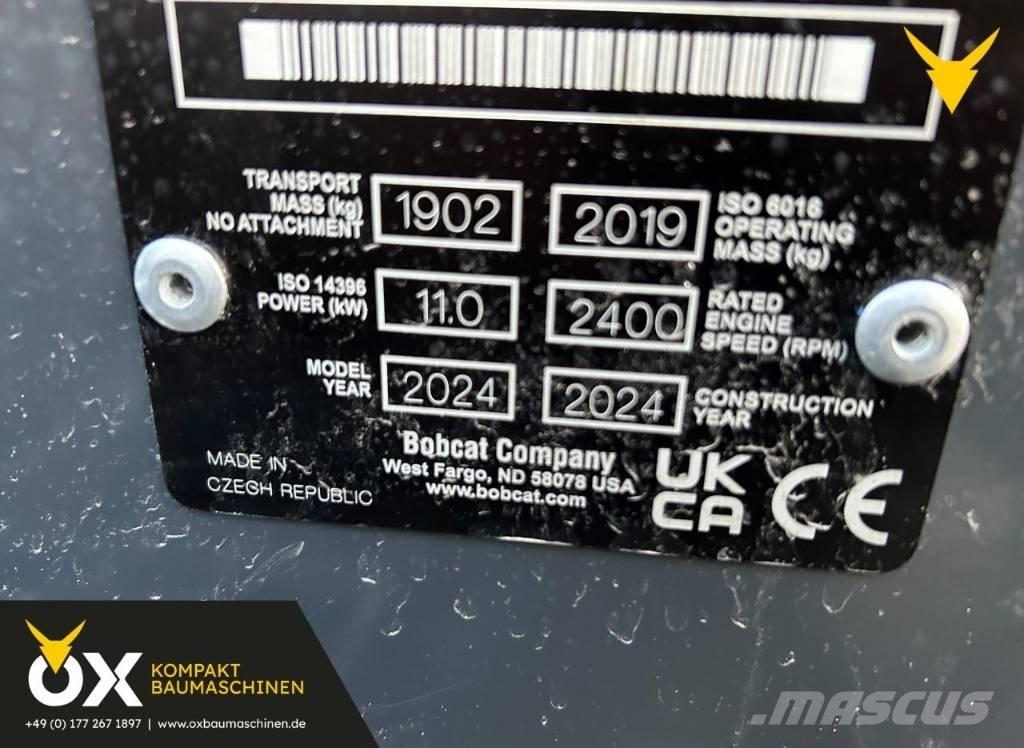 Bobcat E 20z Mini ekskavatörler, 7 tona dek
