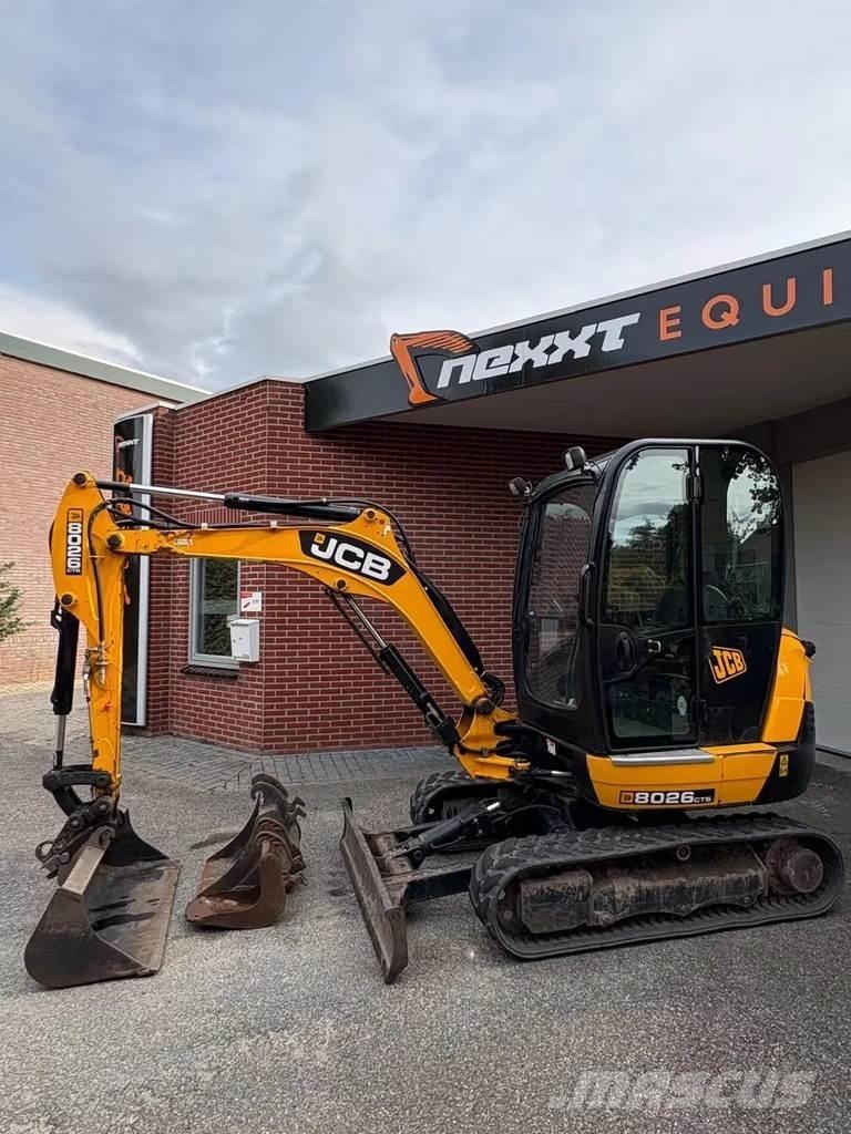 JCB 8026 CTS Mini ekskavatörler, 7 tona dek