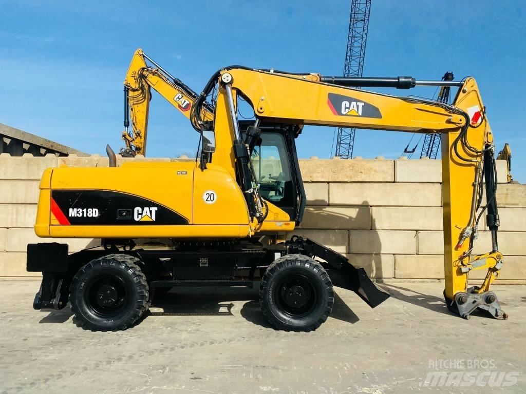 CAT M 318 D Lastik tekerli ekskavatörler