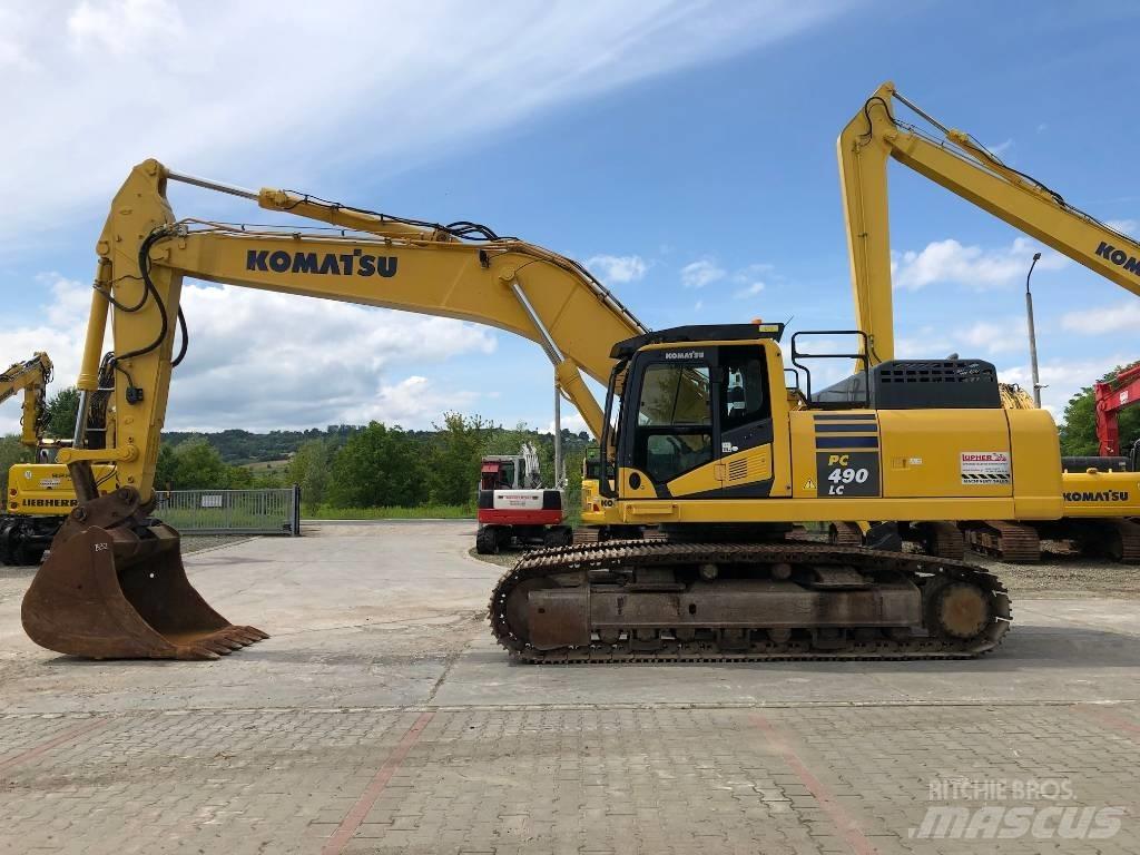 Komatsu PC490LC-10 Paletli ekskavatörler