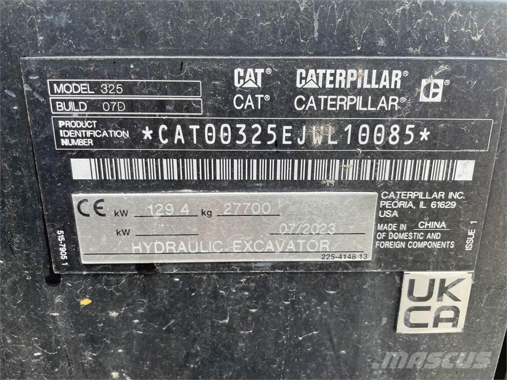 CAT 325 Paletli ekskavatörler