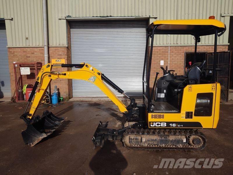 JCB 16 C-1 Mini ekskavatörler, 7 tona dek