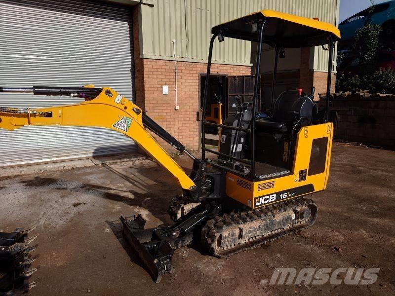 JCB 16 C-1 Mini ekskavatörler, 7 tona dek