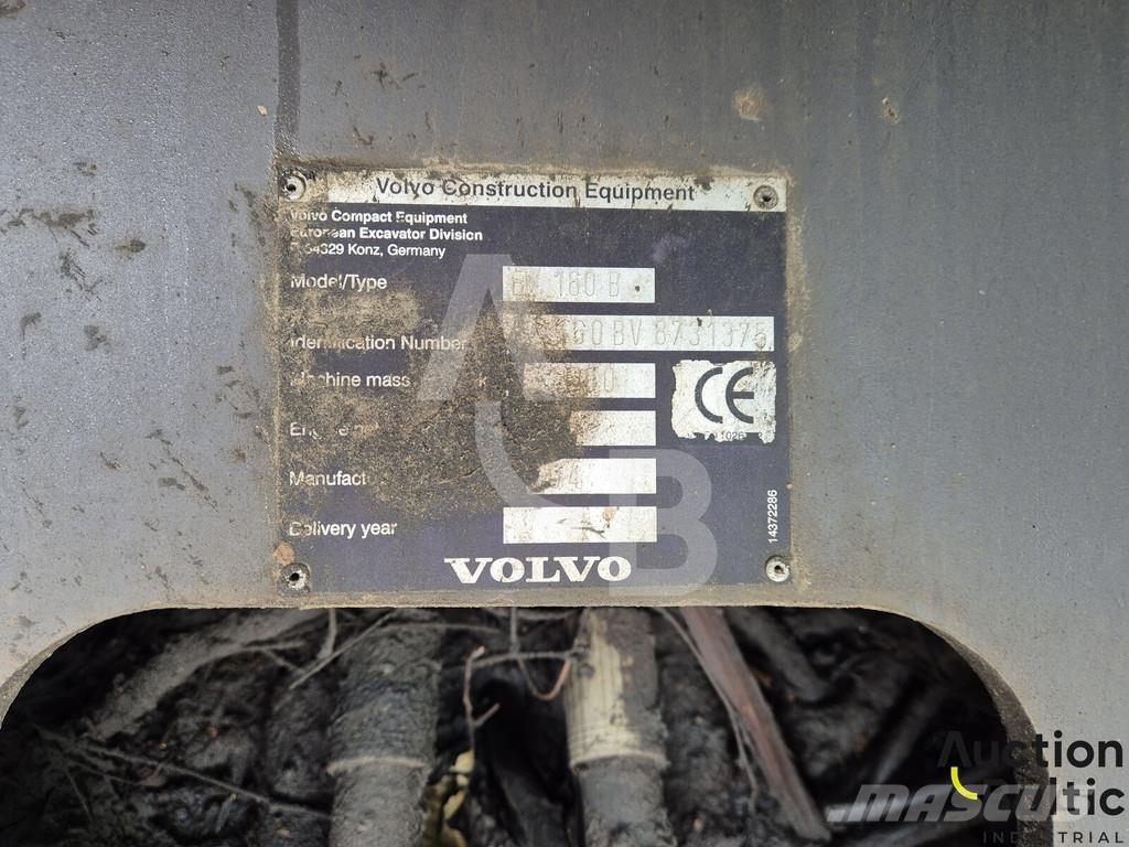Volvo EW 160 B Lastik tekerli ekskavatörler