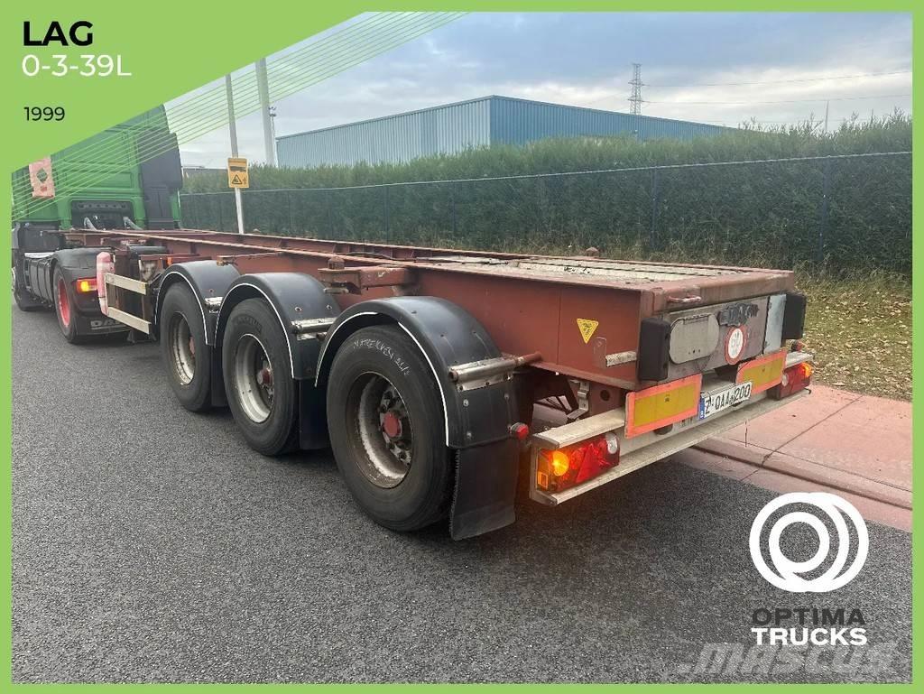 LAG 0-3-39L Konteyner yari çekiciler