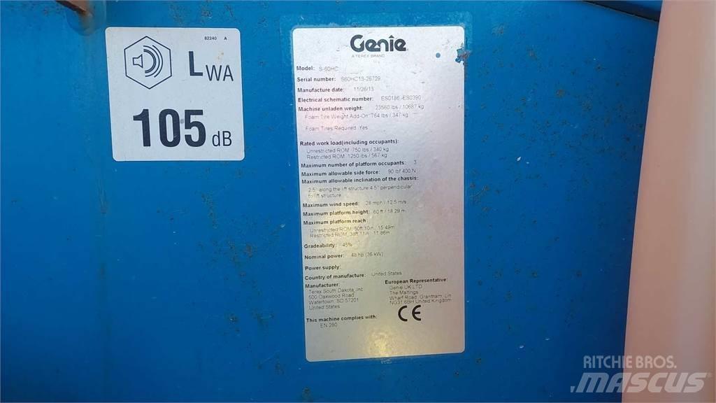 Genie S60HCE Teleskopik personel platformları