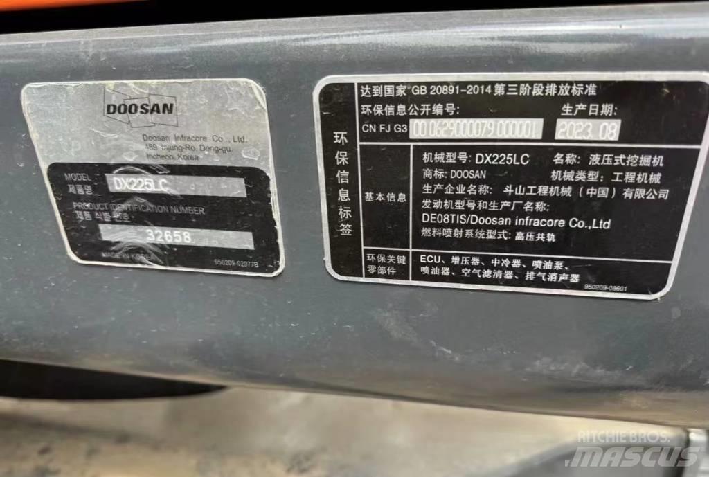 Doosan DX 225 Paletli ekskavatörler
