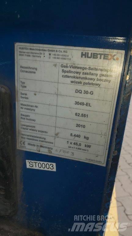 Hubtex DQ 30 G Sideloader - dört yönlü forkliftler